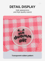 Harnés De Gatos Festivo Con Estampado De Gingham Transpirable De Poliéster Con Hebjes Metálicos Y Tirantes Reflectantes Para Caminatas Seguras - details 4