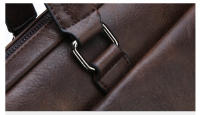 Bolso De Negocios De Cuero Para Hombre Bolso De Mano De Lujo Bolsa De Hombro Para Oficina A4 Portátil Bolsa Transversal MaleTote Bags - details 17