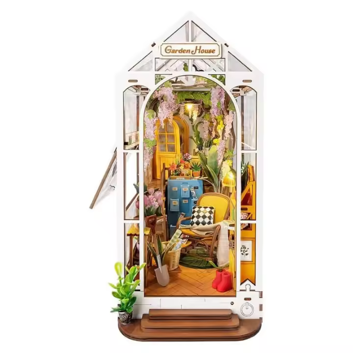 Maqueta sujetalibros 3D Gardenhouse Rolife DIY TGB06 ROBOTIME - 1