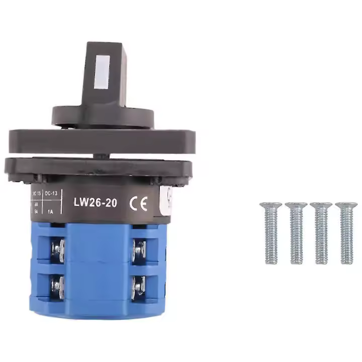 Universal 8 Terminales 5 Pociones de Control Maestro Rotary Cam Interruptor 20A - 1