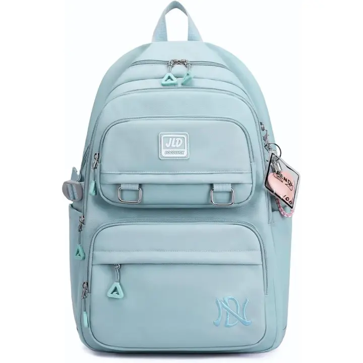 Mochila escolar para adolescentes - Mochila universitaria para niñas de 8, 10, 12 y 16 años - Mochila para portátil de 15.6" - 1