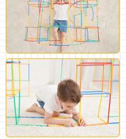 Juguetes De Construcción Para Niños Y Niñas Bloques De Construcción De Tubo Fino Juguetes Educativos DIY Regalos Para Niños - details 1