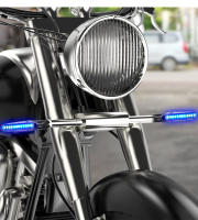 Luces De Señalización LED Para Motocicleta Indicadores Direccionales Luz De Frenado Trasera Lámpara DRL De Parada Flasher - details 7