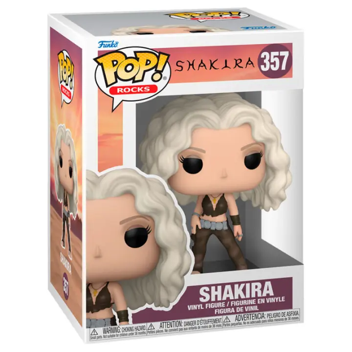 Figura Pop Rocks Shakira Whenever/Wherever-Figura de Vinilo Coleccionable - Idea de Regalo- Mercancia Oficial - Juguetes para Niños y Adultos - Movies Fans - Muñeco para Coleccionistas y Exposición - 1