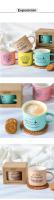 Pack de 6 a 30 unidades de tazas con frases, Tazas de cerámica con frases, 4 colores, 260 ML, regalos invitados boda, detalles comunion invitados, detalles bautizo invitados, bodas ideas, Regalos originales para bodas,  Regalantes.com - details 3
