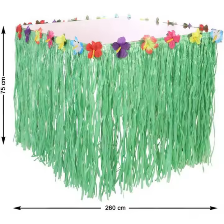 Atosa Mantel Hawaiano con Flores de 260x75 cm - 1