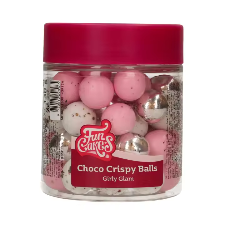 Bolas Crujientes De Chocolate Funcakes - Girly Glam (130 G) - 1