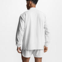 Camiseta De Manga Larga Para Hombre Sobredimensionada Cuello Alto Deportiva Algodón Suéter De Gimnasio Estilo Casual - details 9
