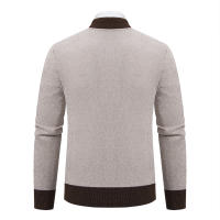 Cardigan De Punto Vintage Para Hombre Abotonado Casual De Otoño E Invierno Chaqueta De Suéter Con Cuello En V Y Mangas Completas - details 12