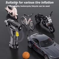 Bomba de Aire Portátil  120W Inalámbrica/Cableada Inflador de Neumáticos Digital para Coche Bicicleta Bolas Tipo de Enchufe: PUMPS - details 7