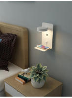 Lámpara De Pared LED Para Interior Con Cargador USB Y Interruptor Para Dormitorio Luz De Lectura Al Borde Del Cama Decoración Para Sala De Estar - details 2