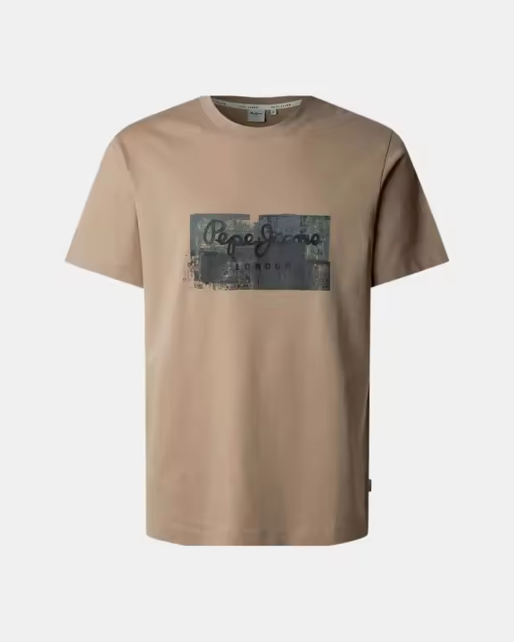 PEPE JEANS PM509780 DALTER TEE Camisetas Manga corta Hombre Beige - 1