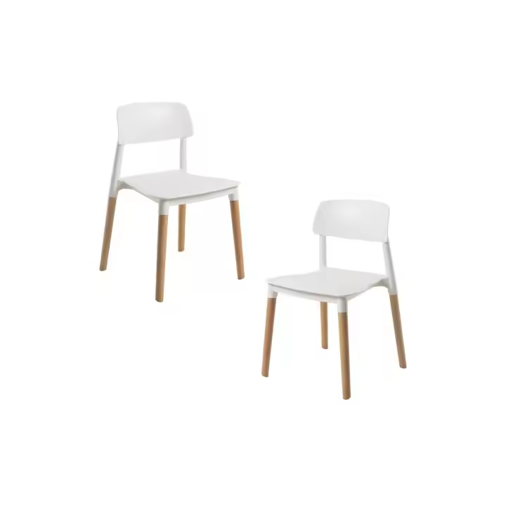 Pack 2 Sillas Estin - Blanco - 1