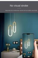Lámpara Colgante De LED Brillante Para Dormitorio Y Sala De Estar Decoración De Techo Estilo Nórdico Lámpara Pendente De Metal Para Cocina Y Habitación - details 10