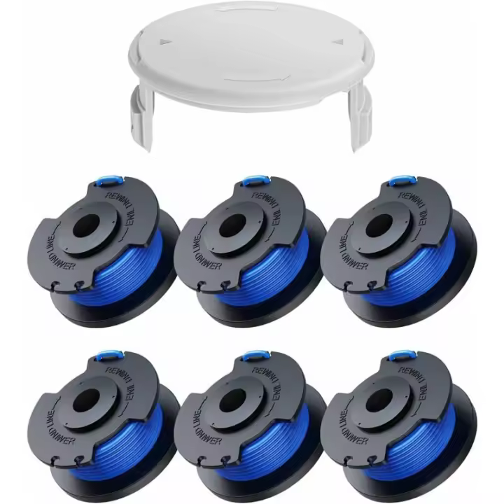 Paquete de 7 Rtes de repuesto para grabadora de Hilo Ryobi One + AC14RL (6 CANALES, 1 cubierta) - 1