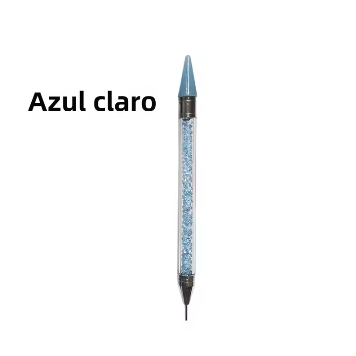 1pcs Herramienta De Dote De Joyería Doble Cabeza De Cristal Pluma Para Picking Y Pintura De Cera Con Piedras Preciosas - 1