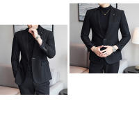 Traje De Boda Casual Para Hombre 2024 Corte Slim Ajustado Dos Botones Moda Boutique Talla S-5XL Polyester Traje Completo De Alta Gama - details 19