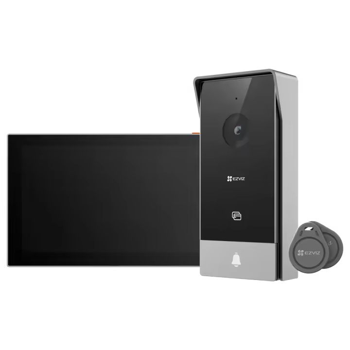 Ezviz HP5 Videoportero inteligente Pantalla táctil a color 7" Resolución 1080p Desbloqueo RFID inteligente Dual Band Wi-Fi 6 (2.4 / 5 GHz)  Comunicación bidireccional - 1