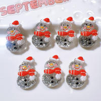 10Pcs Accesorios De Decoración Para Manualidades Y Joyería DIY Con Serie De Navidad Cartoon Resina Brillante Para Scrapbooking - details 8