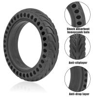 ✅Ruedas Antipinchazos Patinete Xiaomi Macizas Rígidas Patinete Eléctrico 8'5 Pulgadas Pro 2 / M365 / 1S / Essential / Mi Scooter 3 Lite / Cecotec Bongo Serie A / Wispeed - Sólido, Agujereada, Cubierta, Neumáticos, Recambios, Ewheel Scooter - details 0