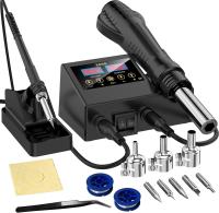 8898 2 in 1 Electric Soldering Iron Heat Gun Digital Display Welding Station Welding Maintenance Tool Combination Solder Iron Tools - details 14