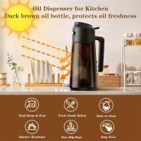Botella De Espuma Para Cocinar 470ml 2 En 1 Dispensador De Aceite Para Air Fryer BBQ Con Etiquetas De Decoración Eco-amigable Herramienta De Condimentos Para Cocina - details 7