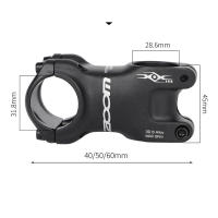 ZOOM XOX Tímbrido De Bicicleta -3 Grados 3D Forjado Integrado 40/50/60mm Adecuado Para Tubo De Cabeza Del Frente De 28.6mm - details 2