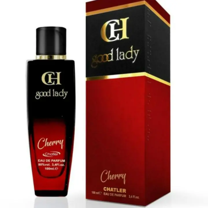 EAU DE PARFUM GOOD O GREAT LADY CHERRY WOMAN 100ML ---MARCA CHATLER---FRAGANCIA DURADERA, DURACIÓN 8 HORAS---- - 1