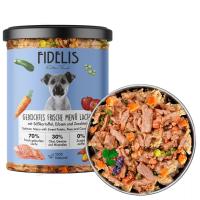 Comida Cocinada de Salmón para Perros y Cachorros - Alimento Húmedo con Ingredientes Naturales - 6 Unidades x 400 gr - ANIMALUJOS - details 1