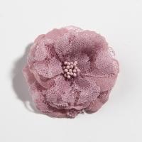 10PCS Flores De Encaje Artificial De Tela Para Accesorios De Cabello 5.5CM 2.1'' Decoración De Casa Para Bodas Y Fiestas Arreglo De Bouquet - details 7