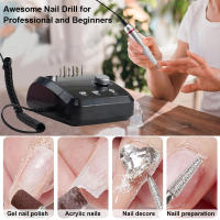 Máquina De Uñas Eléctrica 45000RPM Taladro Profesional Para Pulir Y Modelar Uñas Máquina De Manicura Con Accesorios Incluidos - details 8