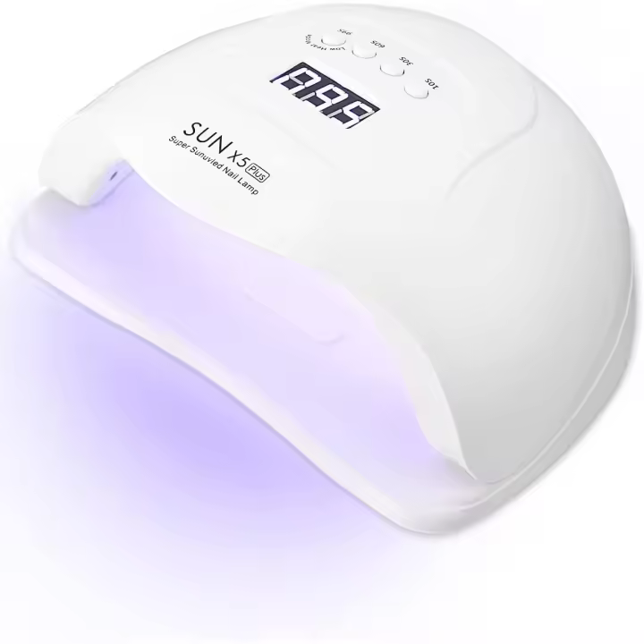 Lámpara para secador de uñas, secador de uñas de 120 W, lámpara de uñas Profesional, lámpara UV LED, sensor intelente - 1