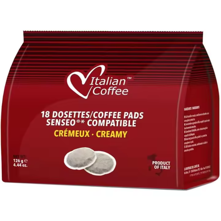 180 Monodosis Cremoso (10x18 Pads) Compatible con Senseo   Para Cafeteras Philips Senseo - 1