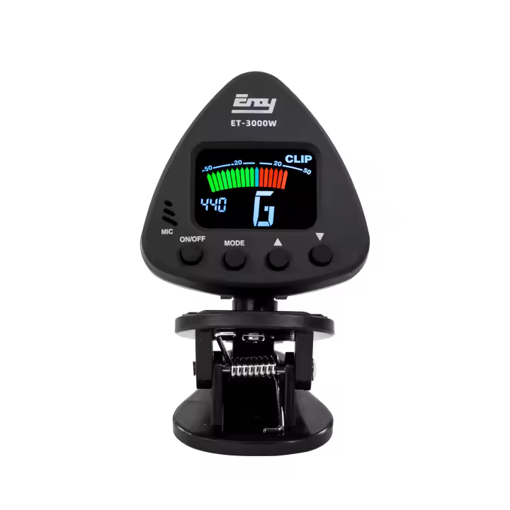 Afinador De Instrumentos De Viento Eno ET 3000W Soporta Micrófono Y Modo De Afinación Con Clip Para Saxofón Clarinete Trompeta Flauta - 1