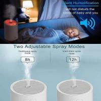 Humidificador Ultrasónico USB Inalámbrico con Luz LED de 7 Colores - 320 Ml - details 1