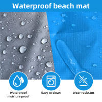 Manta De Playa Impermeable 2x2.1m Plegable Y Portátil Para Camping Y Picnics Matrícula Ligera Para Exterior Resistente Al Sandía - details 0