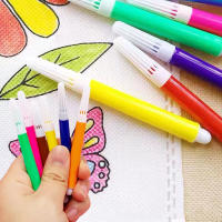 Set De 5-20 Unidades De Rotuladores De Acuarela Mini 6 Colores 9.5cm Para Dibujar Y Pintar En Papel Telas No Tejidas Y DIY - details 4