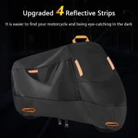 Cubierta De Motocicleta Impermeable Para Todas Las Estaciones Protección UV Y Antipolvo Tejido Resistente Al Desgaste Cubierta De Motocicleta 210D Para Exterior E Interior - details 6