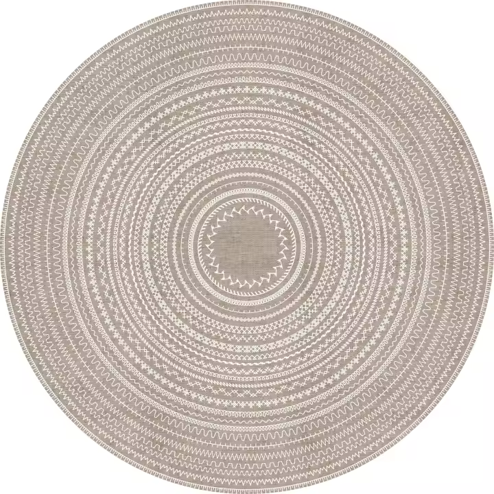 VINILIKO, Alfombra interior/exterior PVC Kamal redonda - 1