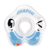 JINGPOU - Anillo de natación para bebé con doble bolsa de aire, anillo de cuello para bebé recién nacido de 0 a 12 meses, suave - details 2