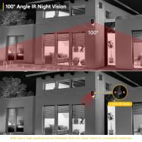 Cámara de vigilancia solar inalámbrica Wifi, cámara de seguridad exterior IP Full HD, IP66 impermeable con batería de 6000 mAh - details 1