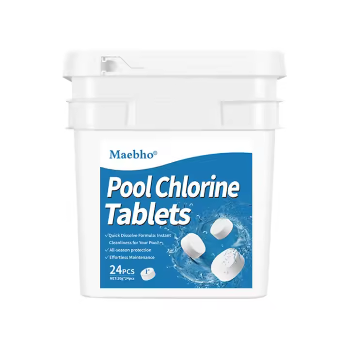 Pastillas Cloro para Piscina - Tabletas Efervescentes Desinfectantes | Elimina Algas y Bacterias | Limpieza Profunda del Agua - 1