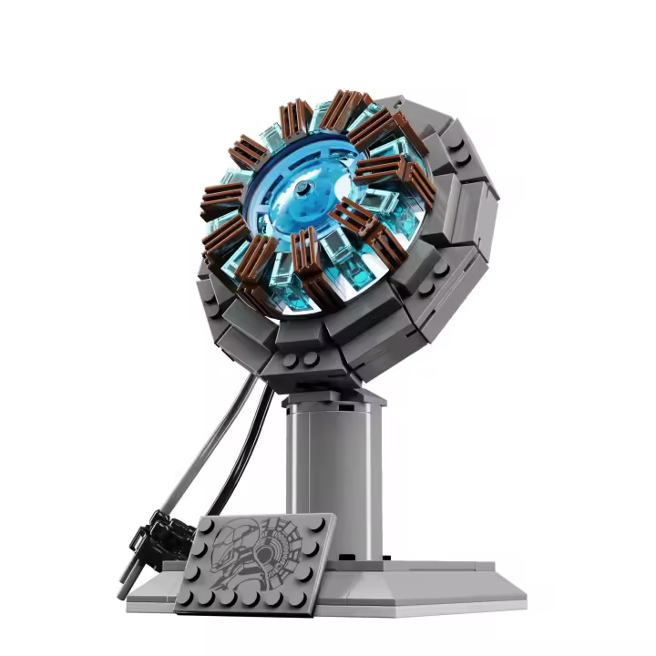 Bloques De Construcción Técnicos De Iron Man Luz Energética Robot Nuclear Mecha Reactor Modelo Juguete Educativo Para Niños - 1