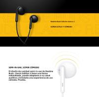 Realme Buds Clásicos Tipo-C RMA2005 Auriculares Con Cable Semi-in-Ear Para Computadora Laptop Y Móvil Con Micrófono HD Para Llamadas - details 0