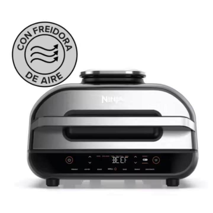 Ninja Parrilla y Freidora Aire con Sonda Digital 6 Funciones de Cocción 3,8L 2460W AG551EU - 1