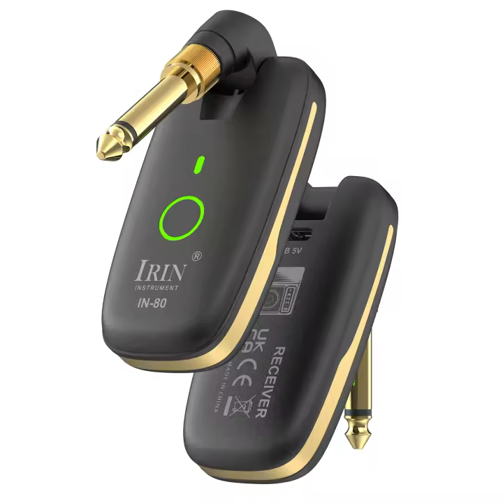 Sistema Inalámbrico IRIN Para Guitarra Eléctrica Y Bajo Transmisor Y Receptor Para Violín Y Altavoces Paquete Individual Peso 200g - 1