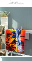 Toalla De Playa Absorbente Y Secado Rápido Microfibra Toalla De Yoga Deportiva Para Natación Tamaño 70x140CM Impresión De Playa - details 5