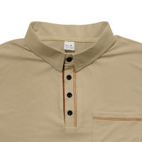 Camisa Polo Para Hombre Verano 2024 Talla Grande Cuello Redondo Botones Secado Rápido Estilo Casual Colores Sólidos Poliéster - details 35