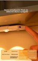 Luz Nocturna LED Inalámbrica Con Sensor De Movimiento Para Cocina Armario De Dormitorio Iluminación Interior Recargable - details 9