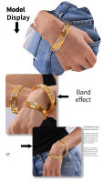 Pulsera personalizada de Maple Titanium con diseño Geométrico de Bambú empalmado, Luz minimalist y Estilo - details 2